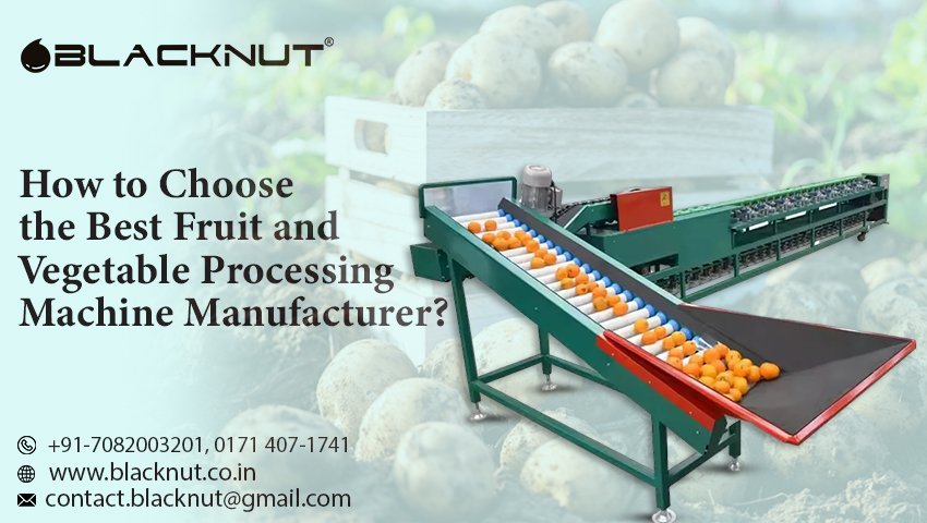 Fruit and Vegetable Processing Machine Manufacturer